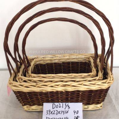 Portable Basket Fruit Flower Basket Different Sizes Can Be Customized