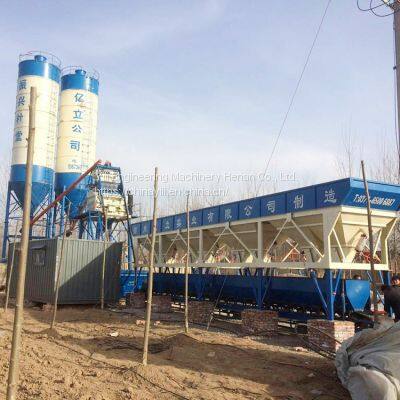 fully automatic small hzs50 concrete batching plant fixed concrete mixing station