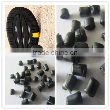 Black TPR granules manufacturer for shoes