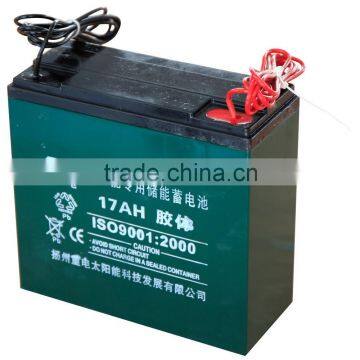 12V17AH DEEP CYCLE VRLA AUTO BATTERY SOLAR BATTERY GEL BATTERY Quality Choice Most Popular photo-2
