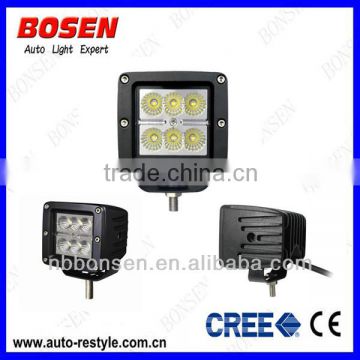 18W flush offroad LED work light truck light for for tractor, forklift, off-road, ATV, excavator, heavy duty equipment etc.