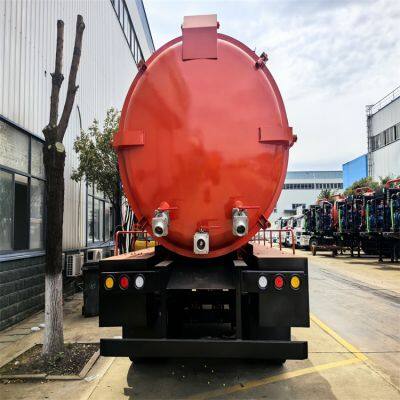 Customized 22 Square Meter Semi Trailer Oil Drilling Mud Suction Truck for Export photo-2