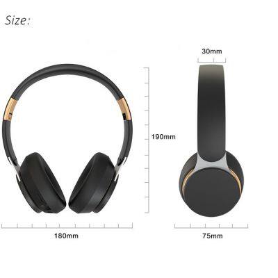 Headband Earphones Wireless Music Stereo Earphone Wireless Blue Tooth Headset Noise Cancelling Headphone