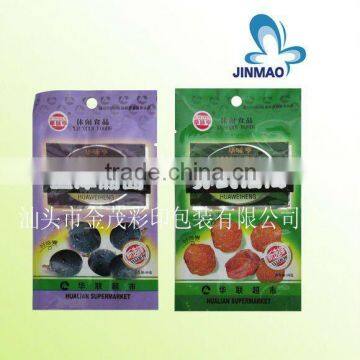 food grade plastic bags/the bag for red jujube