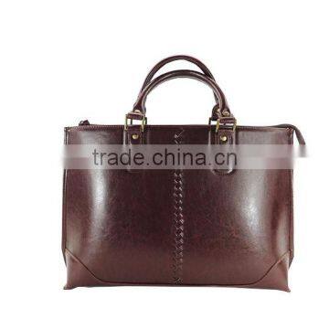 Hot New Design Ladies PU Hard Leather Handbag