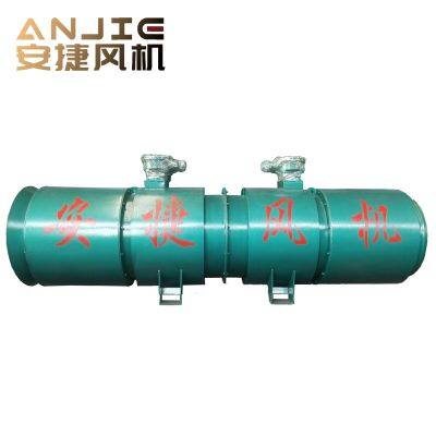 FBDNo5.0/2x5.5kw Mining fan tunnel fan local ventilation fan double muffler