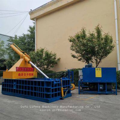 Paint bucket briquetting machine Horizontal metal briquetting machine