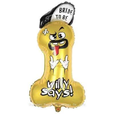 Bulk Bachelorette Foil Balloon Sets - Sexy Underwear Shape Hen Night Decor photo-2