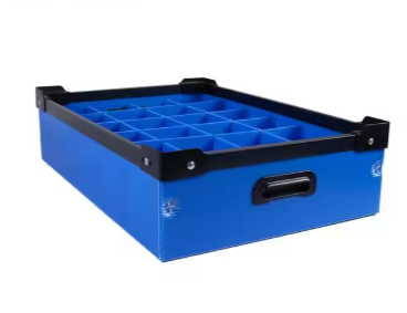 Versatile PP Corrugated Foldable Storage Bin With Divider Panel photo-2