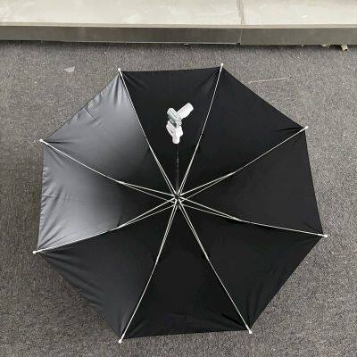 Baby Stroller Clip Umbrella, Children's Car Parasol, Black Plastic UV Protection, Fiber Ribs, Large Custom Size photo-5