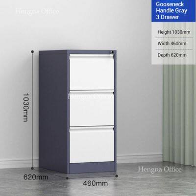 Armário de Armazenamento de Cartões de Metal Econômico em Espaço | Capacidade de 200 Pastas por Gaveta | Uso em Oficinas e Escritórios photo-2