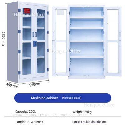 Professional PP Laboratory Medicine Cabinet- LTC545 |Double Lock &Leak-proof Design Safe Anti-Corrosive Chemical Storage for Strong Acid photo-2