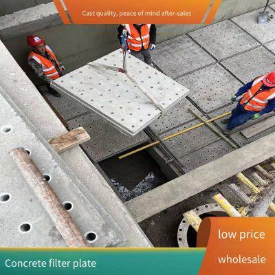 Concrete Filter Plates for Water Plant Filtration Process Devices Are Being Supplied. Customizable, High Strength, and Good Filtration Effect photo-2