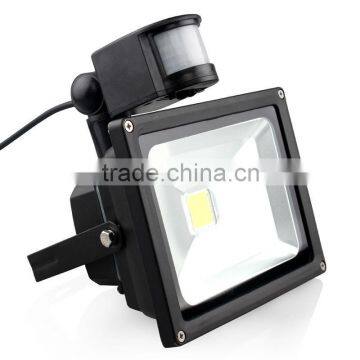 IP66 50w IR motion detector LED flood light motion sensor COB LED flood light with CE ROHS