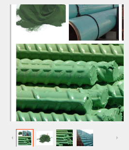 Poudre d'époxyde fusionnée collée