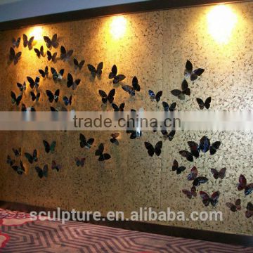 2016 New Stainless Steel Modern Relief Wall Decoration For Hotel Decoration