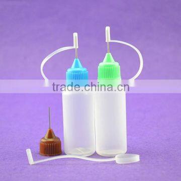 whosale small plastic squeeze bottles, needle tip bottle, 10ml plastic bottle with tip