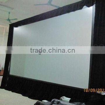 Matt White Electric Projection Screen Portable Front Projection Screen