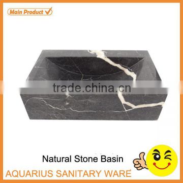 Garden Marble Black Stone Basin