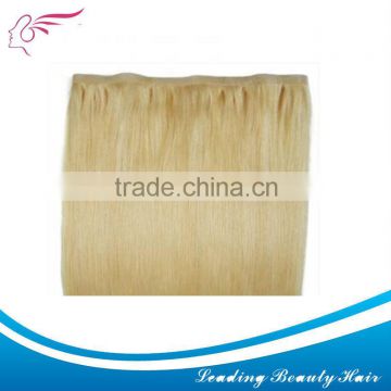 Wholesale brazilian hair made into weft by hand