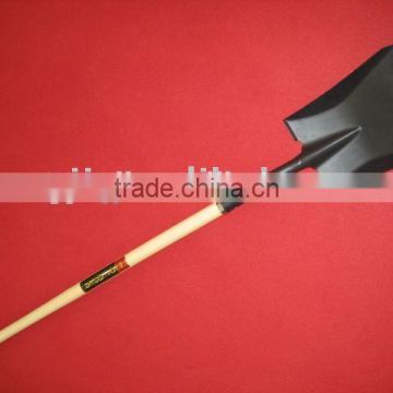 tangshan produce S519L WOOD HANDLE SHOVEL 1.2M 52"