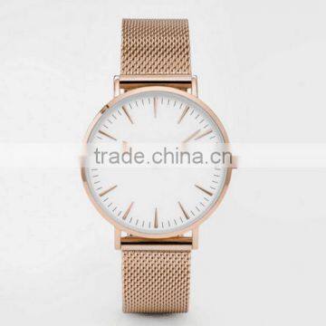 2016 New Product Fashion Vogue Mesh Strap Wrist Watch For Girls photo-2