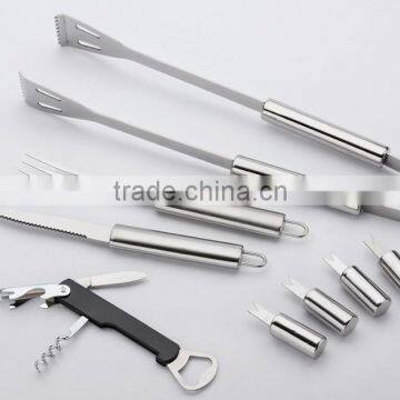 yangjiang factory manufacture hot selling stainless steel tool set for bbq