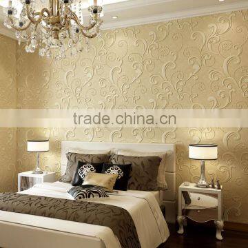 2015 European Style Embossed 3D Wallpaper photo-2