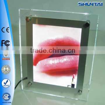 Guangzhou led acrylic business card display with sign holder