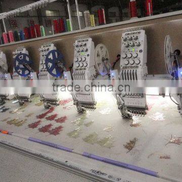 6needles 21heads Flat Single Sequin Embroidery Machine photo-3