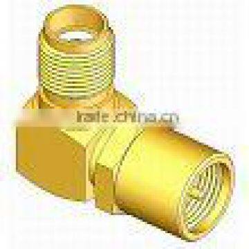 SMA Right Angle Male to SMA Female RF Adapter