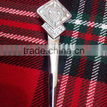 Scottish Kilt Pin In Chrome Finished Made Of Brass Material