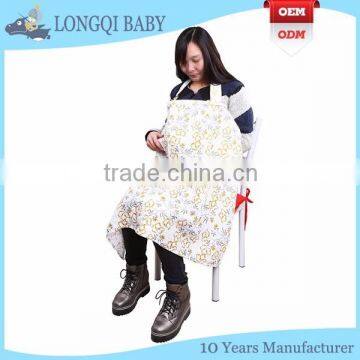 NC-MS-010 high quality muti function summer muslin cotton nursing cover