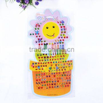 Sunflower kids cartoon stickers for reward