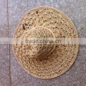 Ladies straw hats paper straw hats