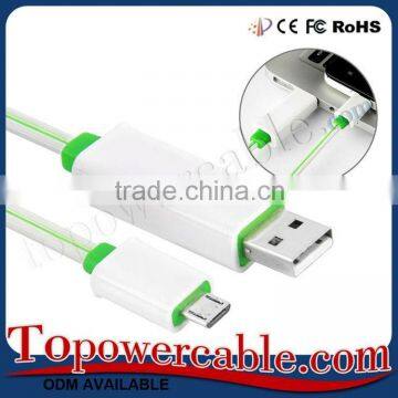 Universal Usb Charging Led Visible Usb 2.0 Cable For Phone For Samsung S7 photo-6