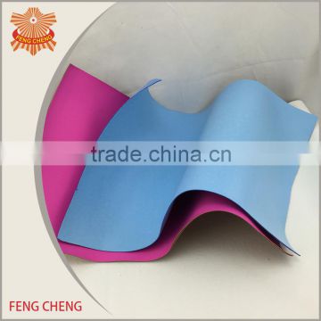 Coating colorful PU breathable leather fabric