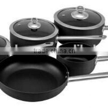Aluminium saucepan set