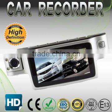 Dual 120 High Definition Wide-angle Lens Car Recorder