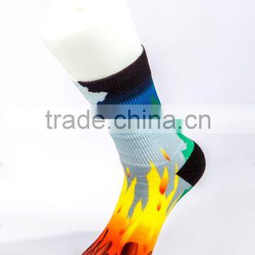 Athletic medium cushion custom sublimation elite socks