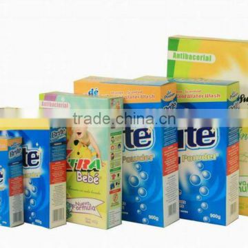 Customized washing powder box