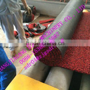 PVC coil mat carpet extrusion machine/ PVC car mat making machine/PVC double color