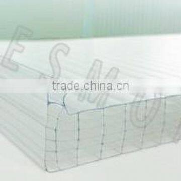 customized polycarbonate hollow sheet 10years warranty