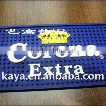 New design soft pvc gifts bar mat