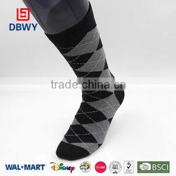 Newest ! Classical Men Black Argyle Elite Socks in hot sale!