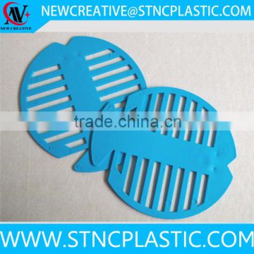 anti slip rubber heat insulated plate mat 2pcs fish shape