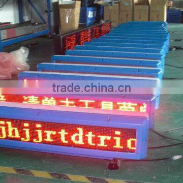 Hot sale high brightness led car display/led message sign for car