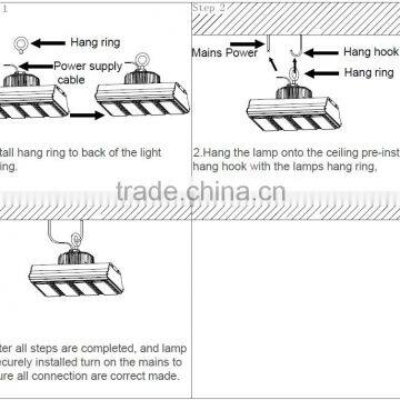 CB CE ROHS 200 Watt Led Gym Lights Industrial LED Highbay Light photo-2