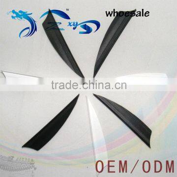 2 Inches Arrow Vanes Fletching mixed The color can be customized white