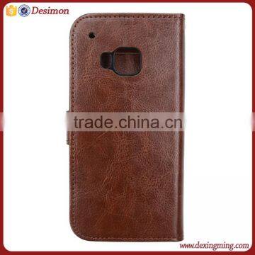 Super Slim Leather Flip Wallet Case for Htc One m9 , for Htc m9 Cover Case photo-3
